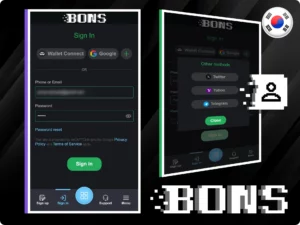 Bons 카지노 계정 만들기